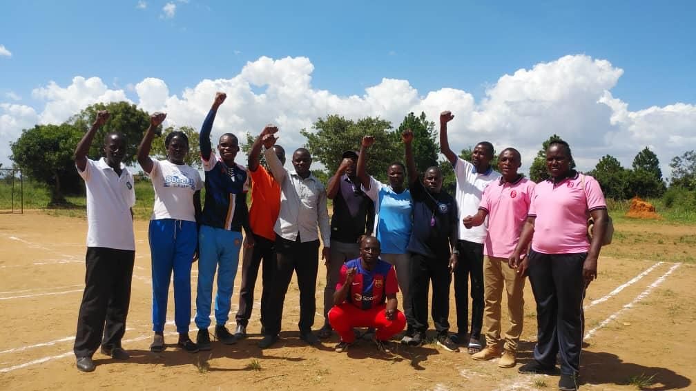 Group photo of the coaches after the training