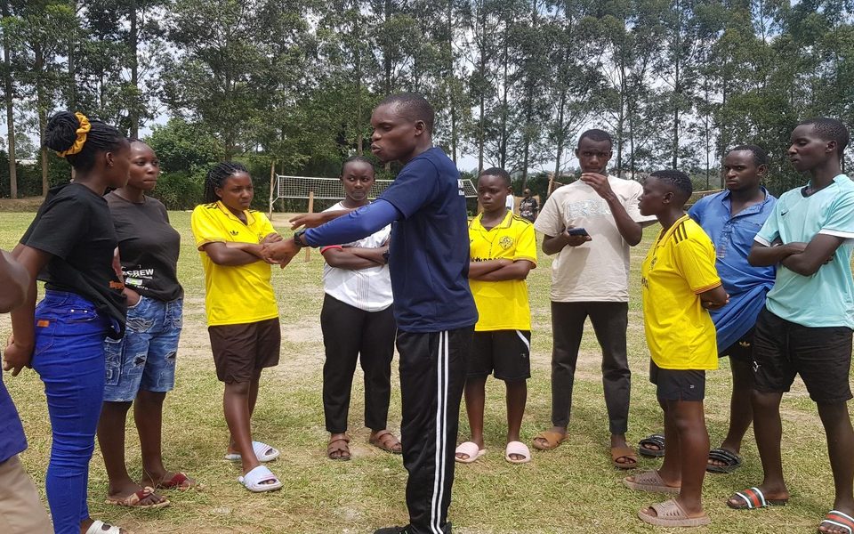 Officials gather for the Kho Kho briefing before the championship