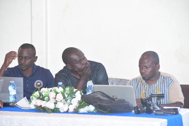 Officials at the table