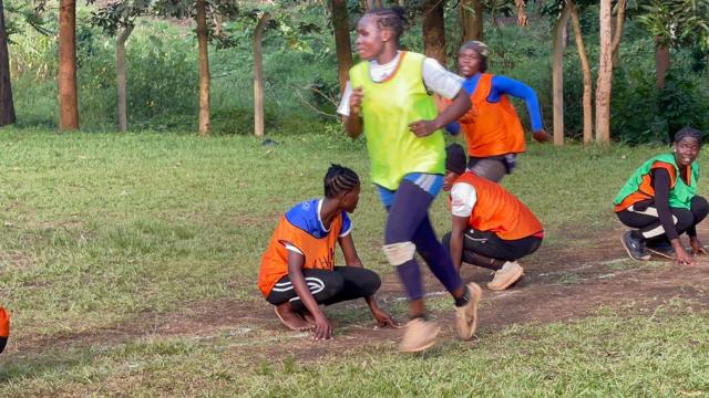 A practical session on the field