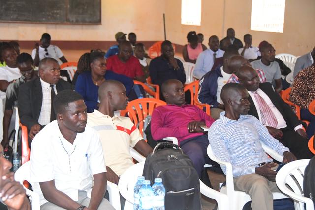 Participants in the hall