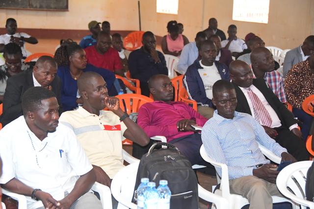 Participants listen