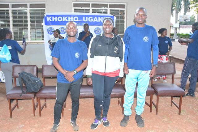 Three members of the course team