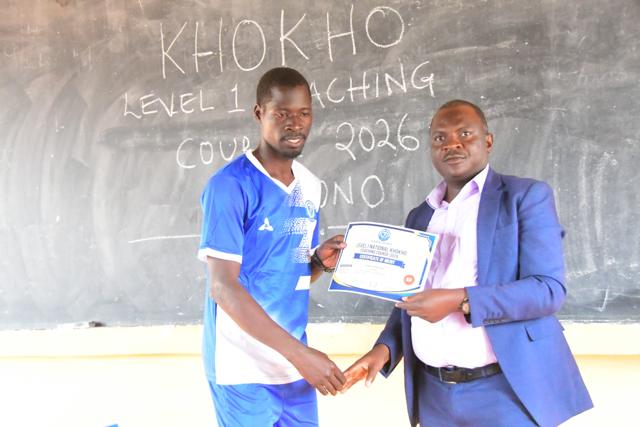 A certificate handshake at the blackboard